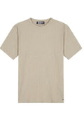 Malelions Men Ribbed T-Shirt | Light Taupe