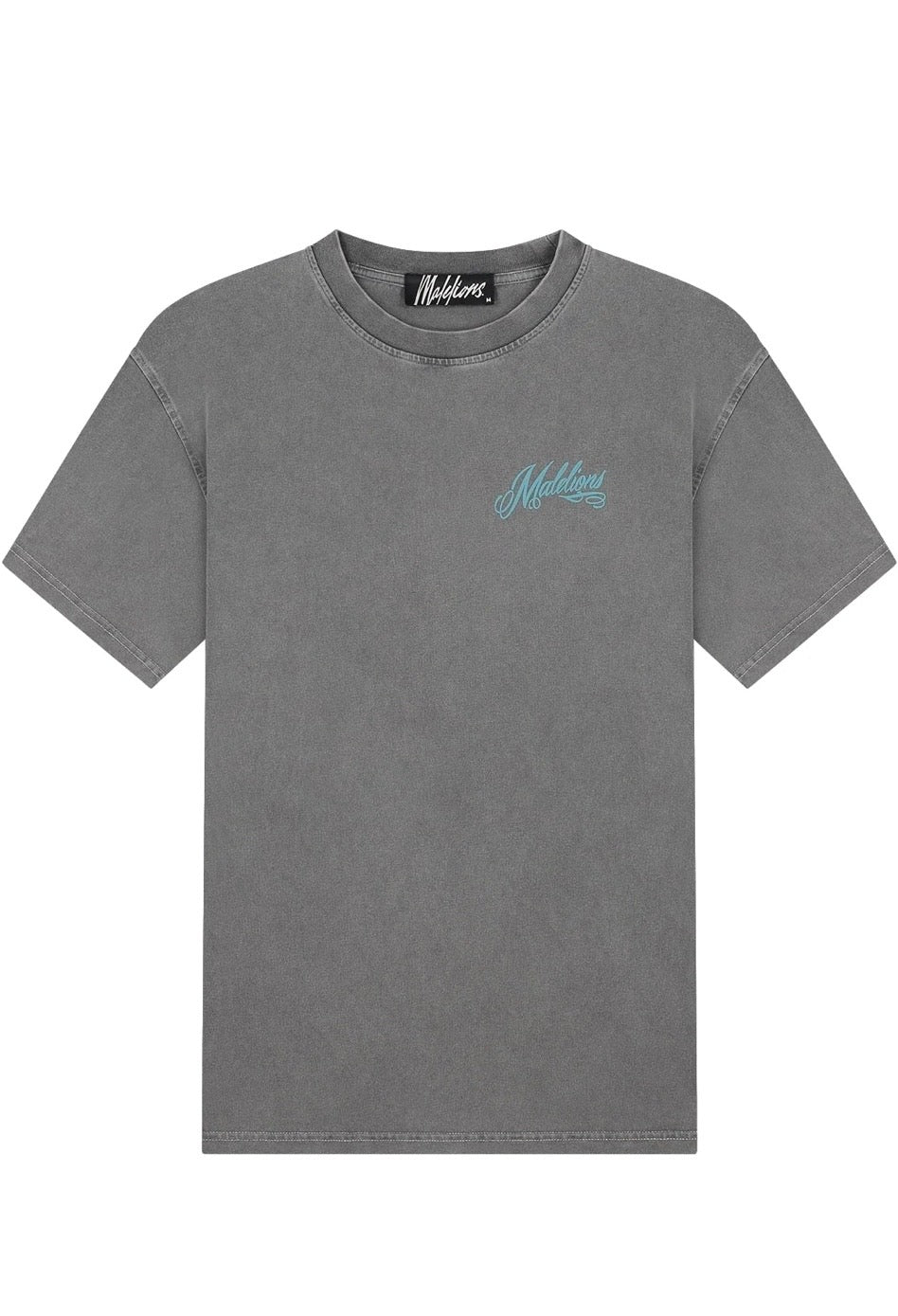 Malelions Men Playing Cards T-Shirt | Acid Wash