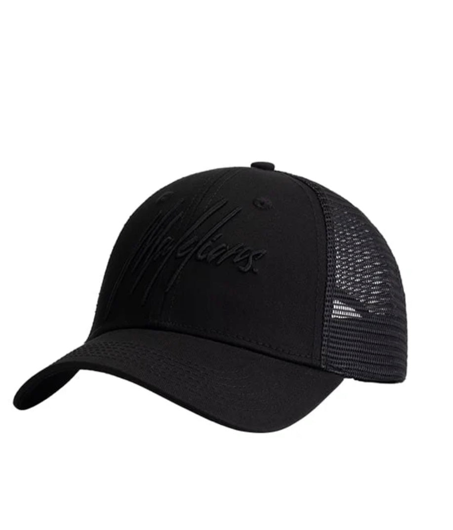 Malelions Signature Cap | Black/Black