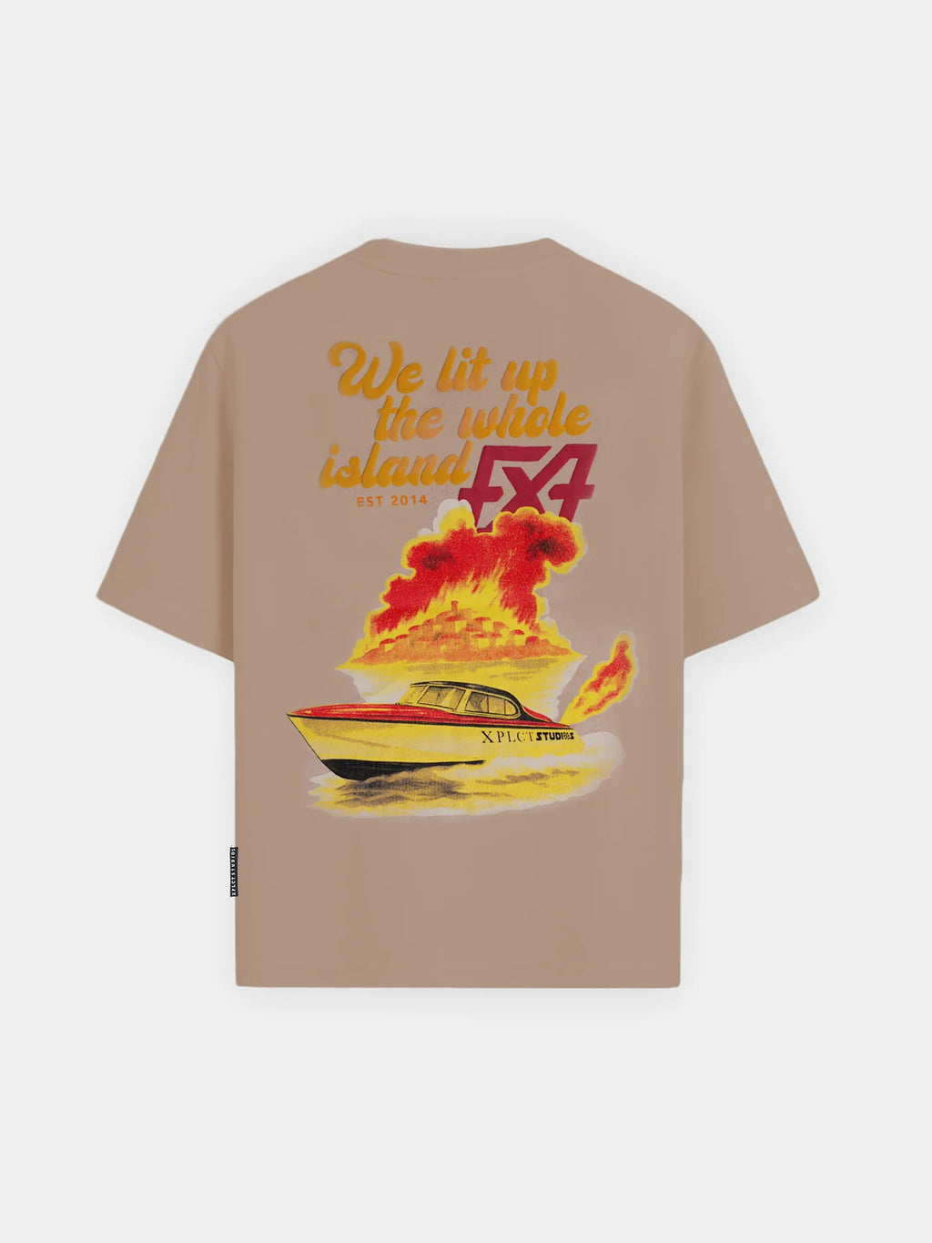 XPLCT Lit Tee Beige
