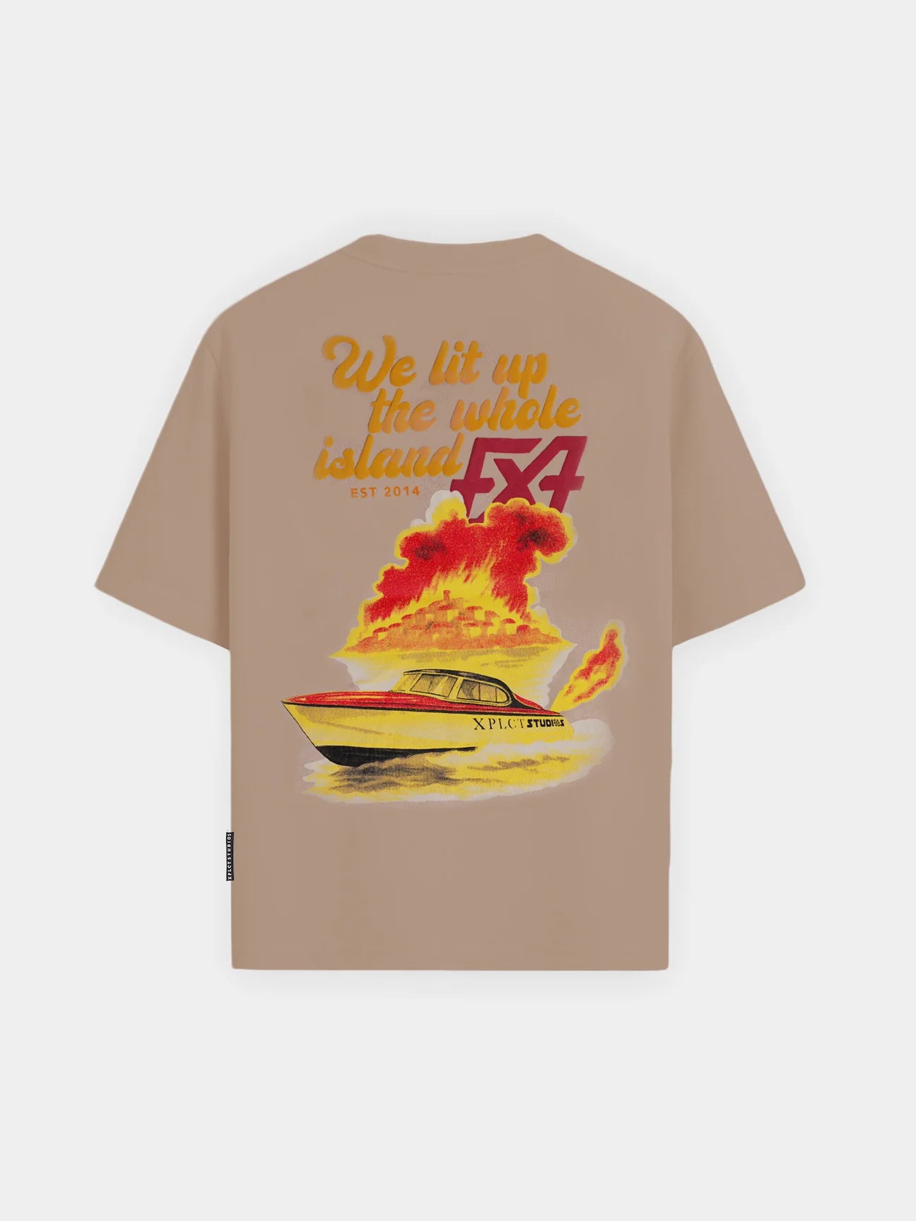 XPLCT Lit Tee Beige