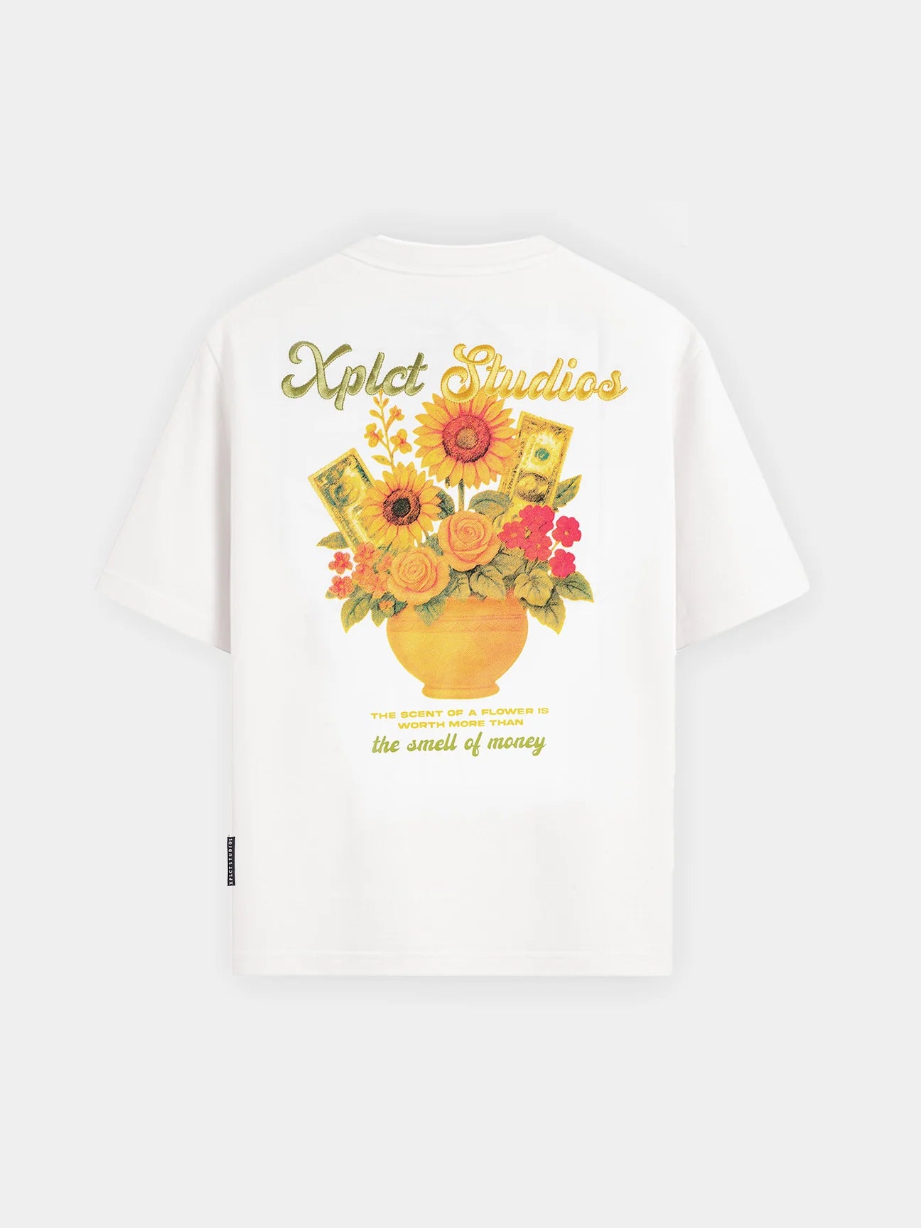 XPLCT Flowers Tee Off White