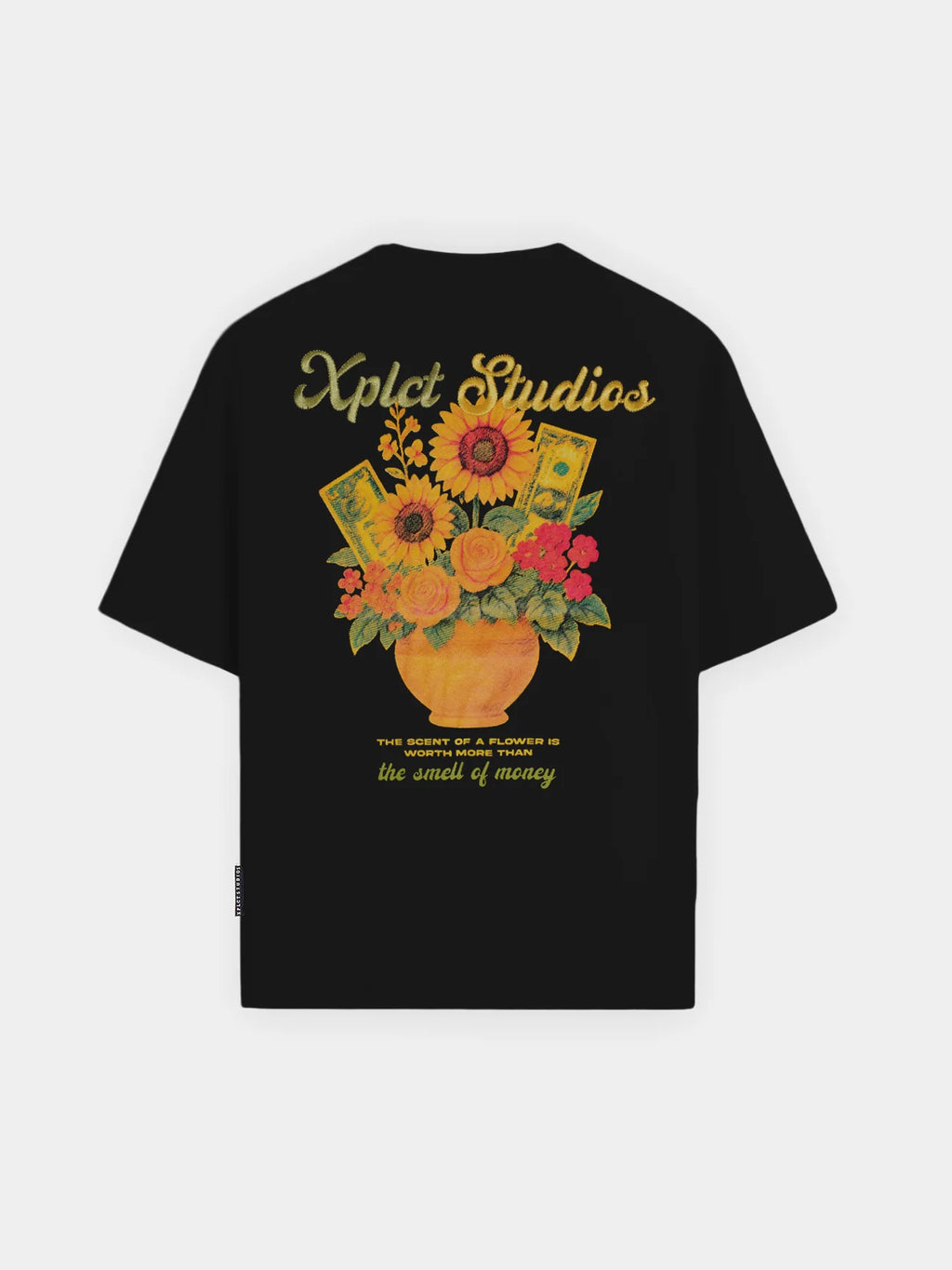 XPLCT Flowers Tee Black