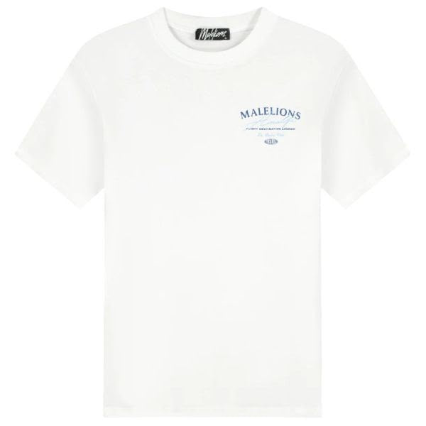 Malelions Men Dolce Vita T-Shirt | White