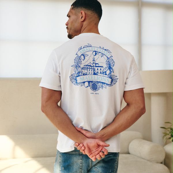 Malelions Men Dolce Vita T-Shirt | White