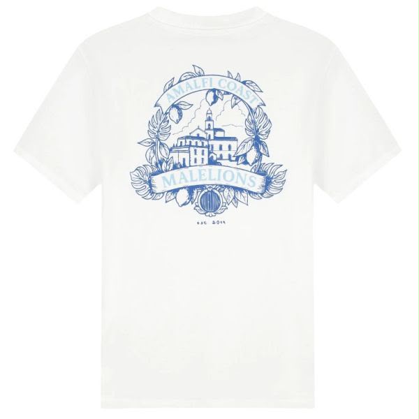 Malelions Men Dolce Vita T-Shirt | White