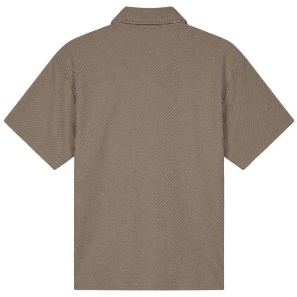 Malelions Men Diagonal Seersucker Shirt | Dark Sage