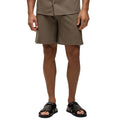 Malelions Men Diagonal Seersucker Shorts Dark Sage