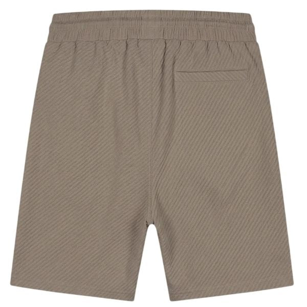 Malelions Men Diagonal Seersucker Shorts Dark Sage