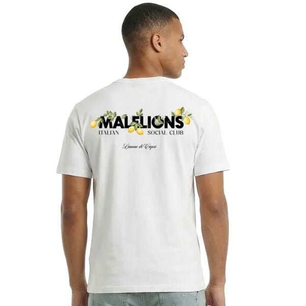 Malelions Men Limone Di Capri T-Shirt | White