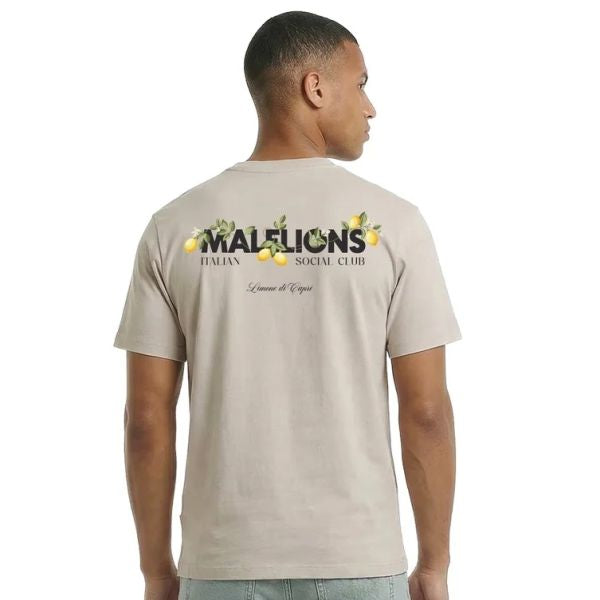 Malelions Men Limone Di Capri T-Shirt | Light Taupe