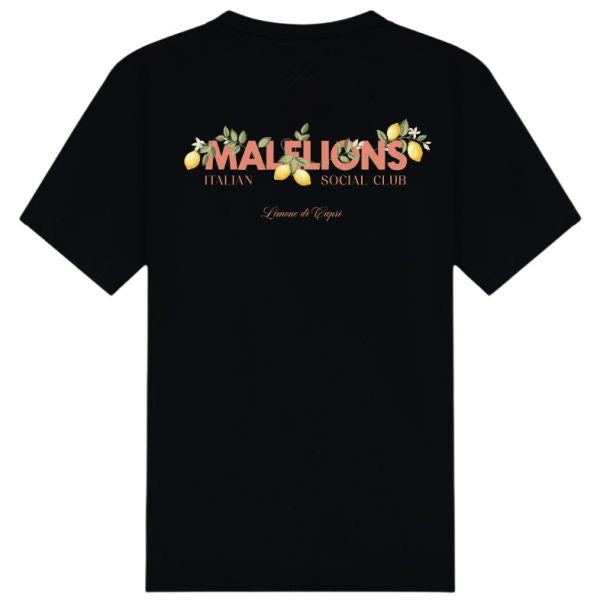Malelions Men Limone Di Capri T-Shirt | Black