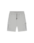 Malelions Men Capri Cargo Shorts Ice Blue