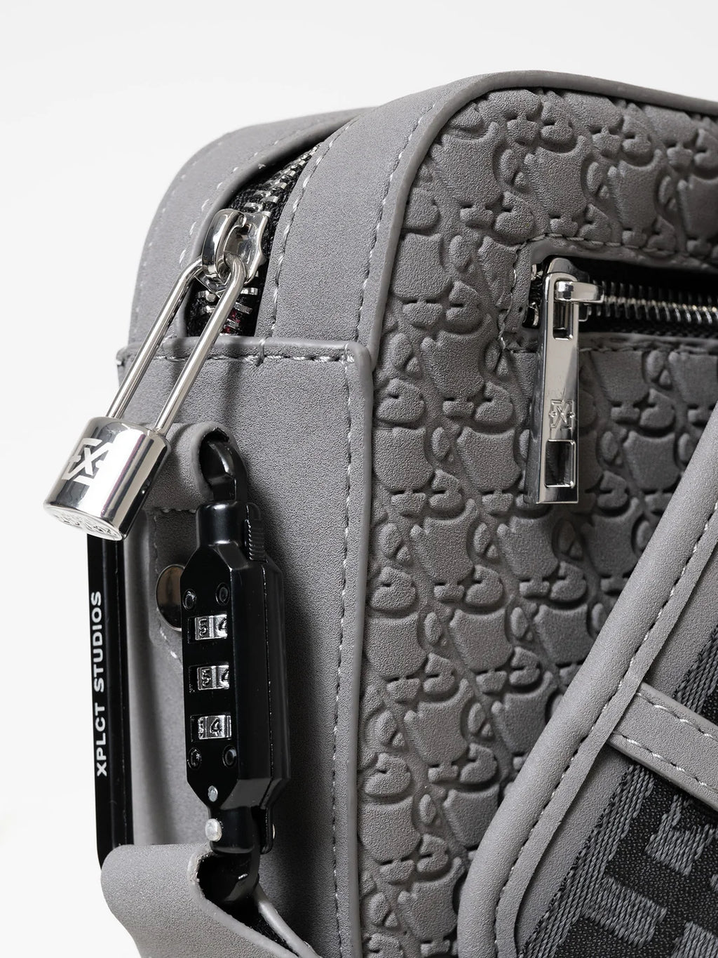 XPLCT  Ivory Bag Suede Grey