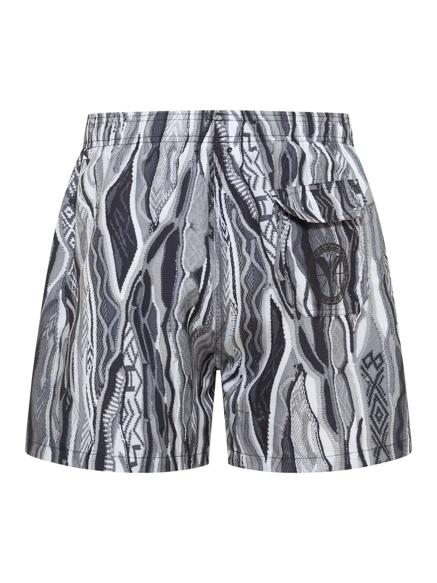 Carlo Colucci Black And White Swim short