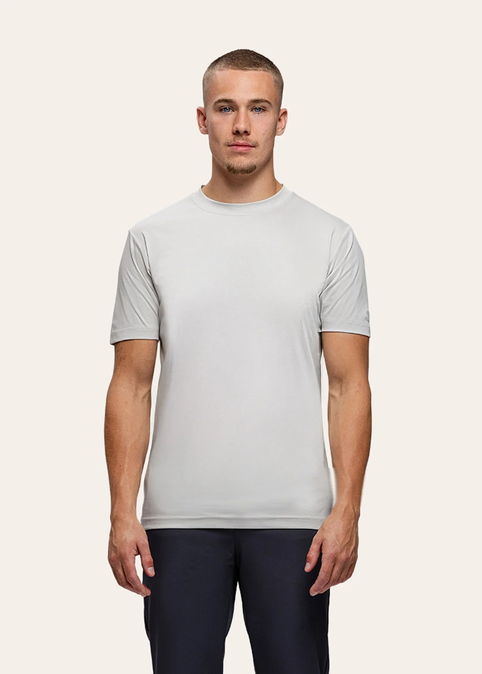 Triadoro Regular Fit T-Shirt Light Grey