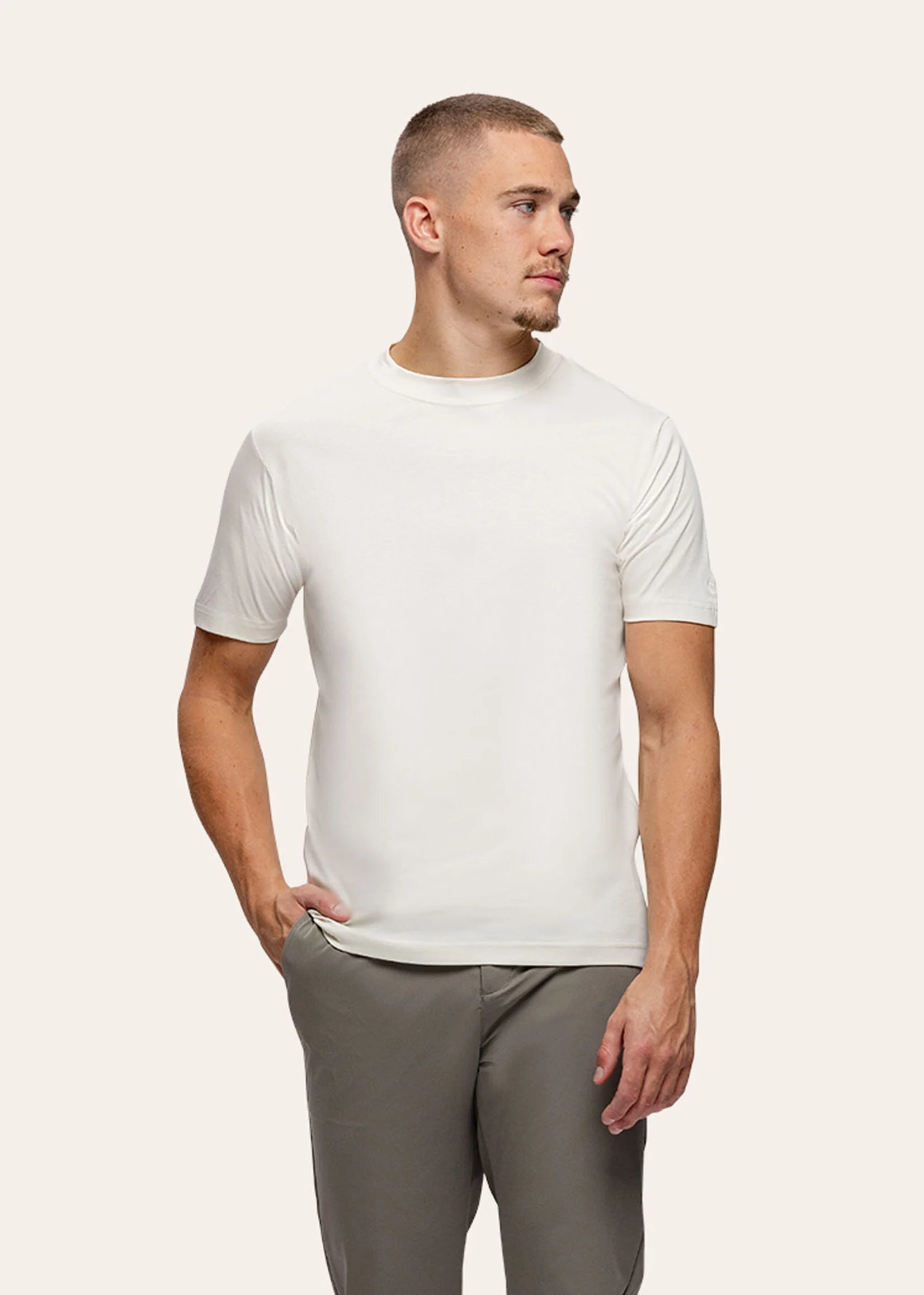 Triadoro Regular Fit T-Shirt Off-White