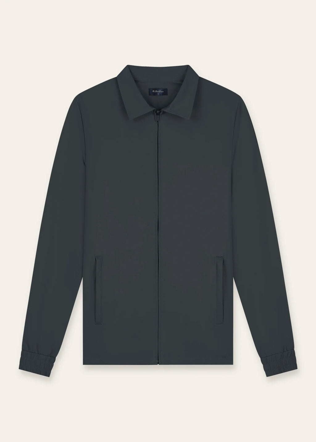 Triadoro Tracksuit Jacket with Collar Anthracite