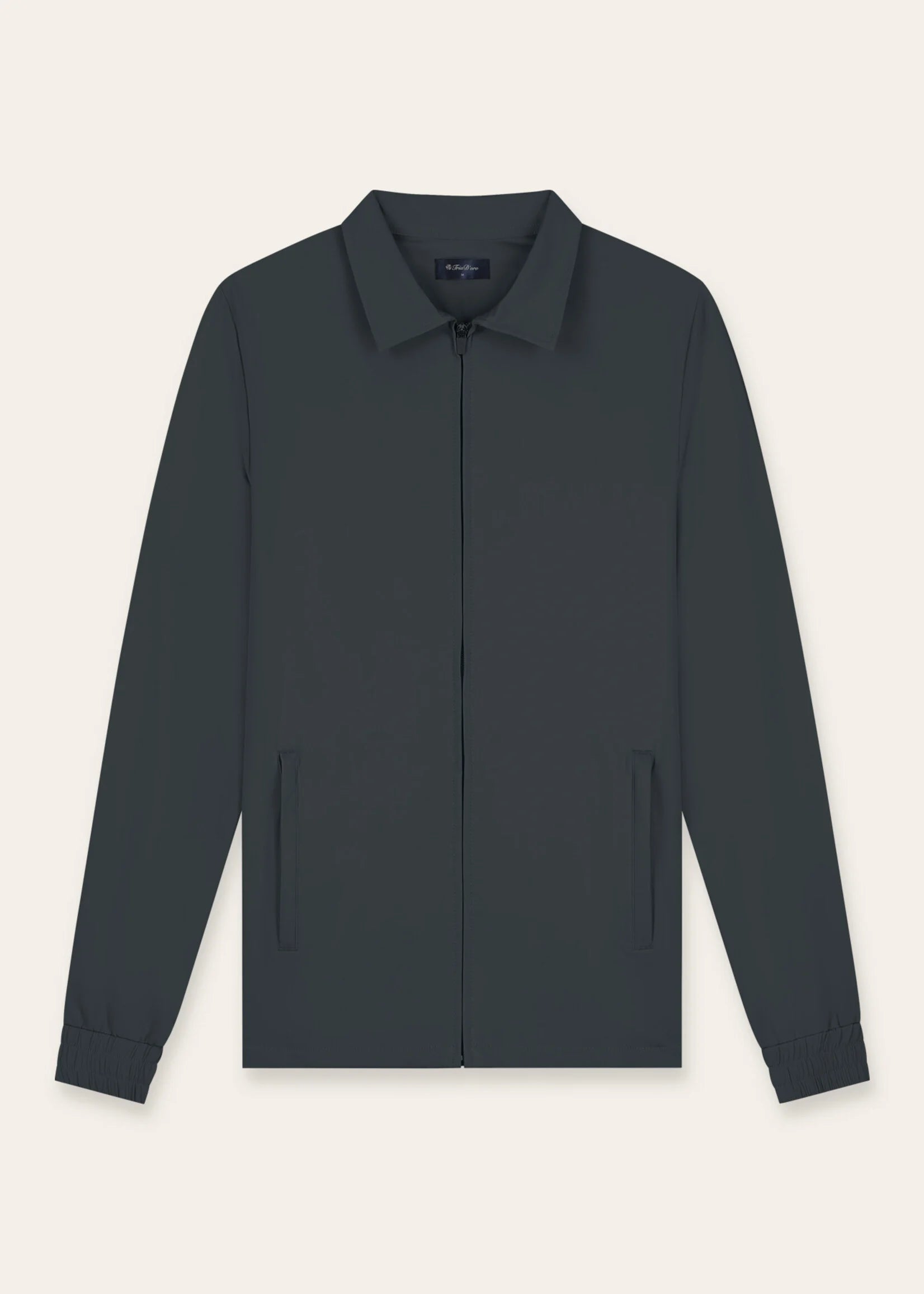 Triadoro Tracksuit Jacket with Collar Anthracite