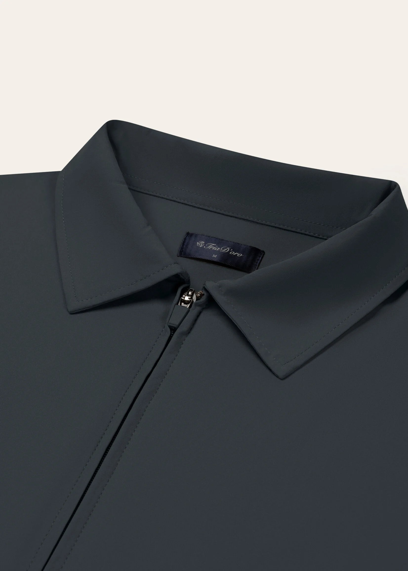 Triadoro Tracksuit Jacket with Collar Anthracite