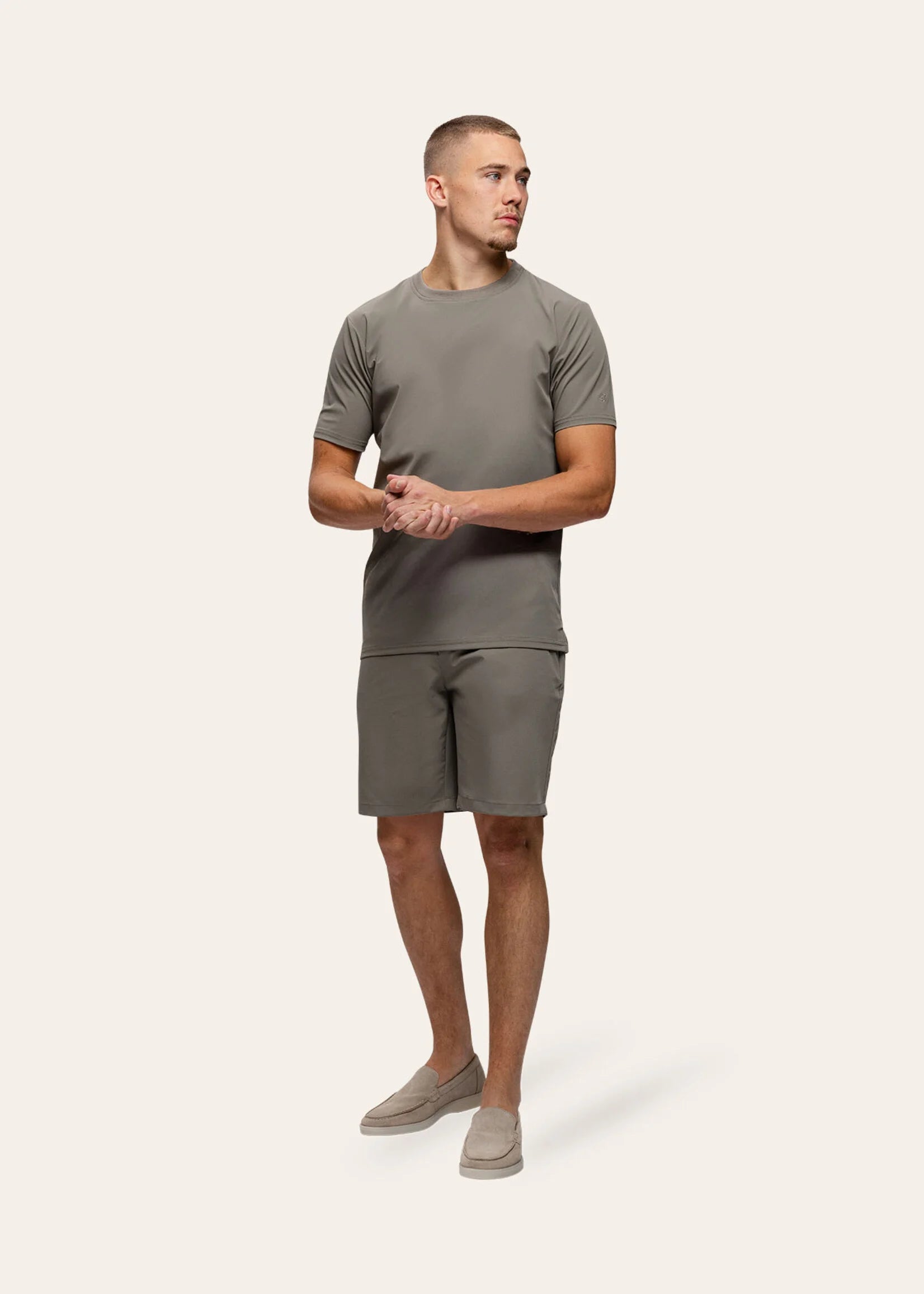 Triadoro Travel T-Shirt Taupe